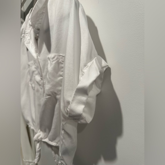 White Blouse with Tie - Picture 6 of 6